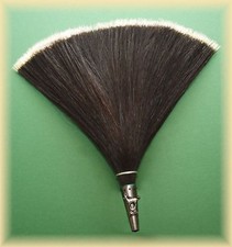 NEUER grosser NEUER Gamsbart mit Hülse Gemse Hut Hutanstecker Tracht Jagd