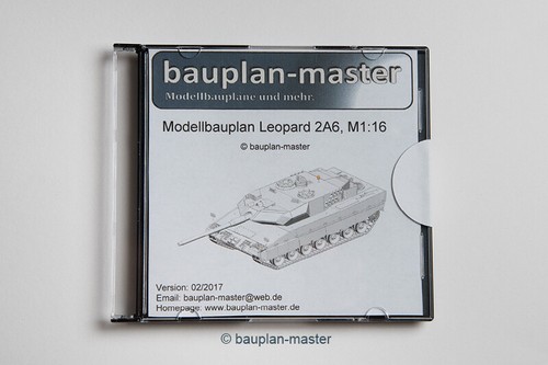 Modellbauplan panzer leopard - panzer,