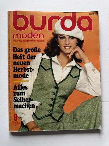 Burda moden ausgabe - moden, 9/1977