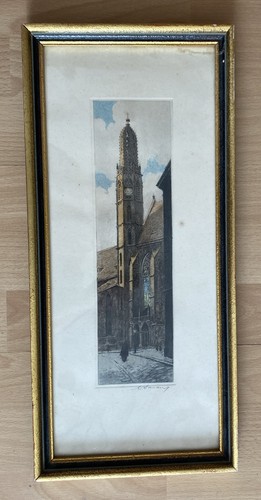 Farbradierung eduard - farbradierung,