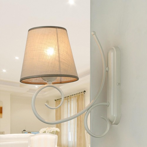 Rustikale wandlampe mit schirm - rustikale,