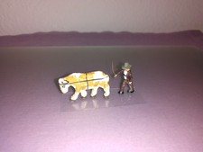 Preiser Holz Bauer Kuh treibend