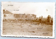 München 1942 - Kaserne Zerstörung nach Fliegerangriff - WK2 Foto 9x6cm