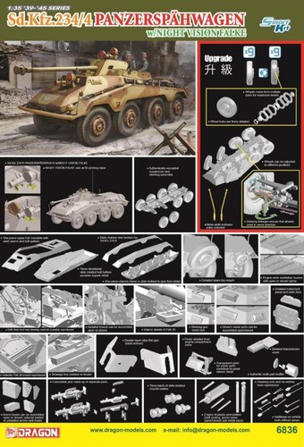 Dragon 6836 kfz - dragon, sd.kfz.234/4