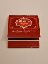 Streichholzheftchen, Praliné - Pasteten - Florentiner Mozart - Kugeln, Reber 