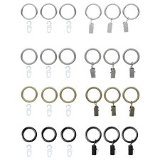 Gardinenringe Gardinenhaken Ringe für Gardinenstangen 16 19 25mm 10 Stück