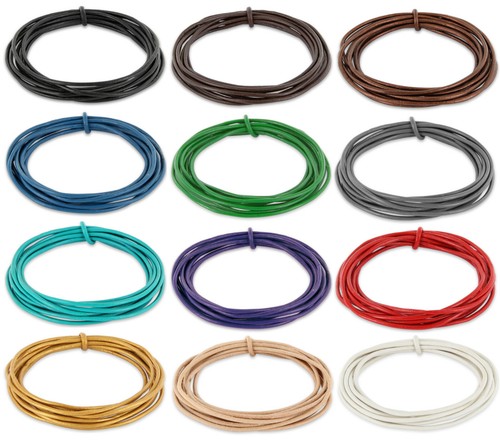 Lederband 2mm rund aus