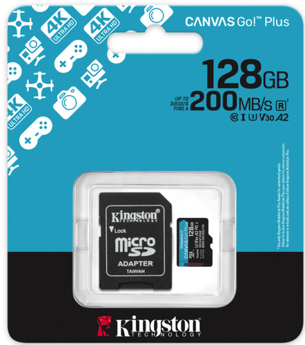 128gb kingston canvas plus - 128gb,