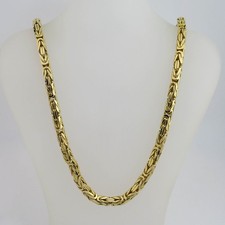 Kette Königskette in 585/14K Gelbgold Länge 70 cm / Massiv