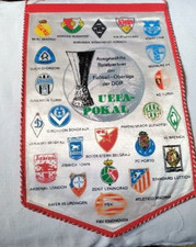 DDR Fussballwimpel UEFA-POKAL