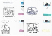 Schiffsstempel 12 Briefe mit