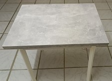 Tisch Betonoptik ausziehbar auf 1,11 m - 0,75x0,55 m