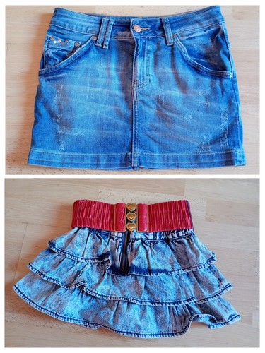 Jeansrock stufen rock - jeansrock,