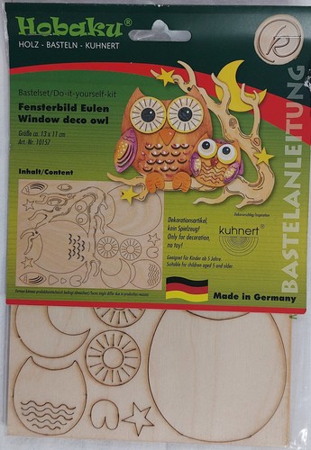 Hobaku fensterbild eulen von - fensterbild,