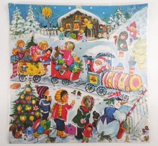 Alter Adventskalender Dampflok