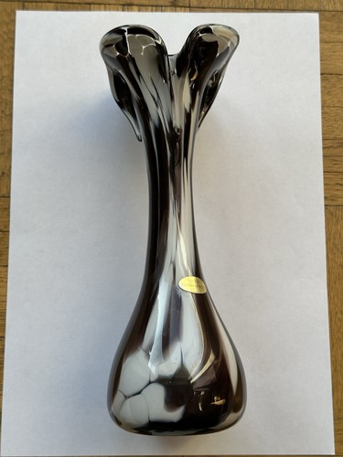 Glas vase echte handarbeit - glas,