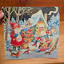 Alter DDR Weihnachtskalender zum Befüllen Adventskalender Weihnachtsmann Wichtel