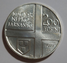 Ungarn, 6x200 Forint  1976-1977, Ungarische Maler, Silber