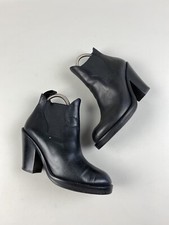 Acne Damen Leder Stiefel mit