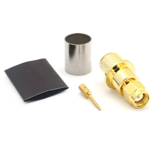 Sma stecker crimpverbinder - stecker,