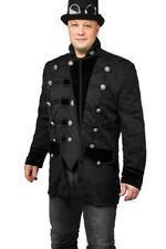 Karnevalskostüm Herren Steampunk  Jacke Hochwertige Gothic Köln Fasching 46-66