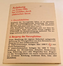Ddr faltblatt erste hilfe - faltblatt,