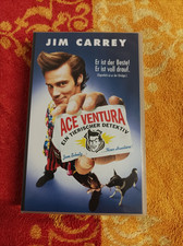 vhs kassetten ace ventura warner home kleine box  jim carrey courteney cox