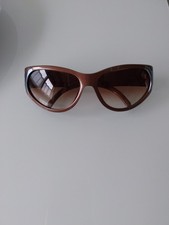 Christian Dior Damen Sonnenbrille Vintage Optyl,silber braun