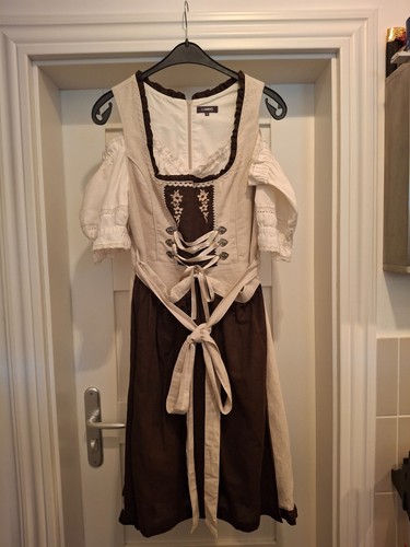 Dirndl designes braun - designes, braun/beige