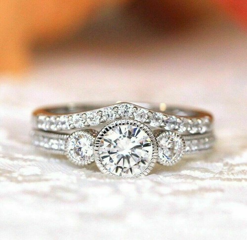 Massiver 14k weißgold 25ct - 14k,