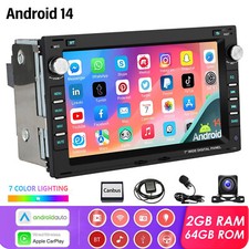 Autoradio GPS KAM Doppel DIN Android15 Touchscreen Für Golf Jetta MK4 Passat B5