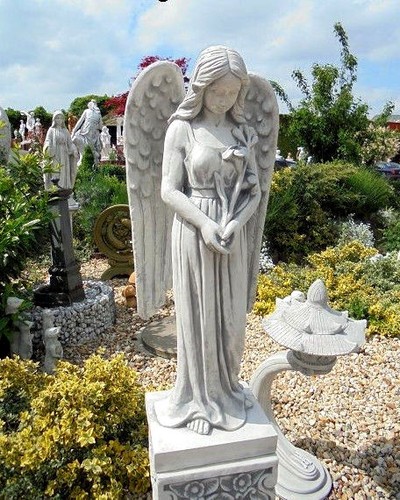 Statue engel blume - statue,,
