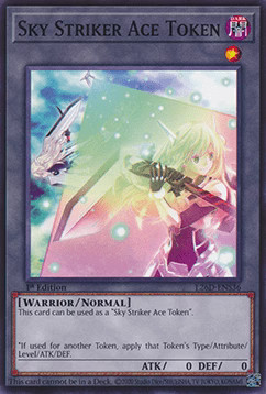 Yugioh sky striker - striker, token
