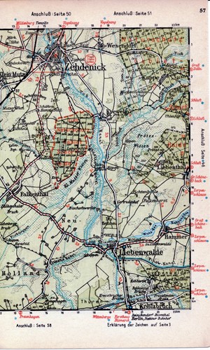 Zehdenick liebenwalde 1938 - liebenwalde, kl