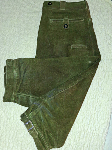 Leder kniebundhose für damen - kniebundhose,