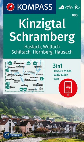 Kompass wanderkarte 880 - /,