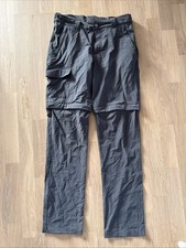Zip-off Herren-Trekkinghose /Wanderhose Grau/ Größe 46 von Maier-Sports