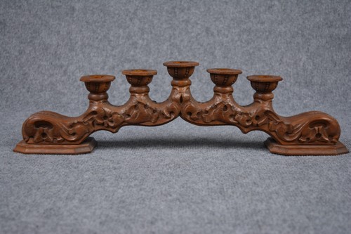Antiker kerzenleuchter holz - antiker,