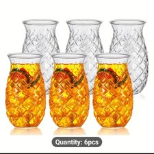 **6er Set Ananas-Gläser 480ml