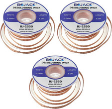 Entlöten Geflechtdraht Reinkupfer-Zinn 2,5 mm × 3,0 m No-Clean Löten Schweißen