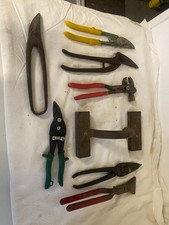 Dachdecker - Werzeug -Konvolut  Abkantzange + Blechschere Biegezange