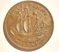 Münze Großbritannien: Half