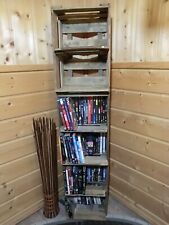 DVD-Regal aus Weinkisten / Weinkisten-Regal für DVD´s/ CD´s / Schuhe / etc.