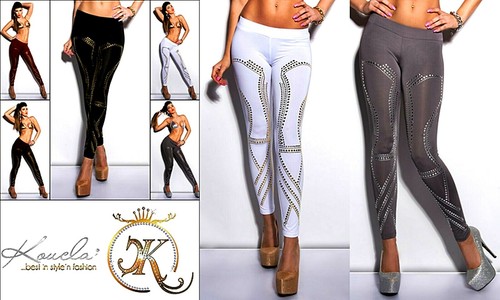 Leggings mit nieten damen - leggings,