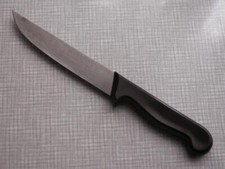 ELSTAWA  Kochmesser  DDR  braune Plastegriff, glatt  Besteck  Universalmesser