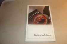 Info Heftchen - Beschreibung ,, Richtig belichten ,, - 48 Seiten !