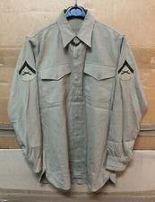 ORIGINAL USMC FRÜHE VIETNAM UNIFORM TROPISCHES KHAKI HEMD SUPER EX!!! 15 1/2 X 34