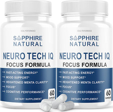 (2 Pack) Neuro Tech IQ Brain