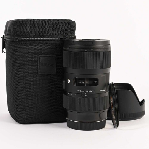 Sigma 35mm 8 dc 72mm - 18-35mm,