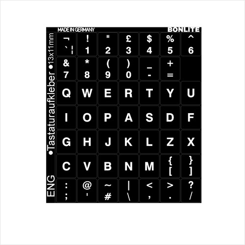 Tastaturaufkleber englisch - tastaturaufkleber,